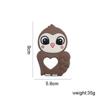 Load image into Gallery viewer, Silicone Baby Teether Toddler Toy,  Stroller Accessories For Pacifier Chain Owl Food Grade Toys Baby Teether
