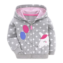 Load image into Gallery viewer, Newborn Baby Girls Clothes Autumn Winter Floral Outerwear Hooded Jacket Coat for 0-3T IN Unicorn
