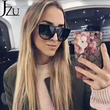 Load image into Gallery viewer, Luxury Popular and Famous Elegant Oversized Big Frame Oval Sqaure Woman Vintage Retro Woman  Sunglasses  With UV400 Protection
