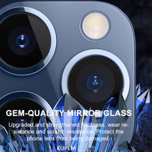 将图片加载到图库查看器，3pcs Camera Lens Tempered Glass For iPhone 11 12 13 Pro XS Max X XR Camera Protector For iPhone 11 7 8 6 6S Plus SE Camera Glass Case Scratch Resistant Tempered Glass
