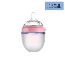 Load image into Gallery viewer, Baby Bottle For Milk and Breastmilk Wide Neck Soft Silicone Feeding Container Baby Water Bottle kids Nursing Bottles
