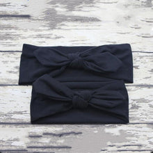 Load image into Gallery viewer, Modern Mother &amp; Daughter Rabbit Ears Bow Hair Bands Cloth Headband Bowknot Headwear Bow
