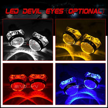 Load image into Gallery viewer, Sinolyn D1S D2S D3S D4S Lenses For Hella 3R Bi Xenon Projector Car Lights Headlight 3 Inch Devil Eyes Headlamps Car Accessories
