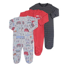 将图片加载到图库查看器，3pcs Set Baby Romper Newborn Sleep suit Flower Baby Rompers Infant Baby Clothes Long Sleeve Newborn Jumpsuits Pajamas for Kids
