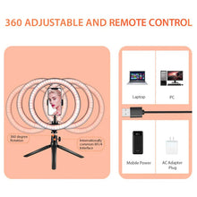Load image into Gallery viewer, 26cm LED Selfie Ring Lamp Photographic Selfie Ring Lighting
