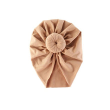 Load image into Gallery viewer, Infant Baby Headbands Solid Cotton Knot Turban Headband For Girls  Beanie Hat Headwear For Girls
