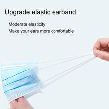 Load image into Gallery viewer, 3-Layer Disposable Mouth Mask – Anti-Dust Face Mask with Ear Loops
