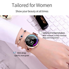 Load image into Gallery viewer, Fashion Women's Smart Watch Waterproof Wearable Device Heart Rate Monitor Sports Smartwatch For Women Ladies
