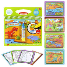 Load image into Gallery viewer, Reusable Magic Water Drawing Book With Pen Coloring Painting Book Drawing Board Juguetes Education Learning Toys for Children
