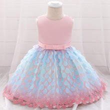 Load image into Gallery viewer, Newborn Baby Girls Clothes Christmas  Princess Dress Lace Colorful Sequins Girls Wedding Party Ball Gown
