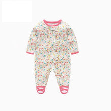 Load image into Gallery viewer, Modern Cartoon Unicorn Baby Girl Jumpsuit Footies  Romper For Newborn Boy and Girls In Trend Design
