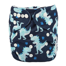 将图片加载到图库查看器，Modrn Printed Baby Pocket Cloth Diaper Nappy Reusable Adjustable Washable Nappies For Baby Boys and Baby Girls In Elegant Style
