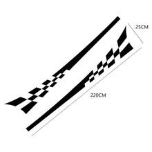 Load image into Gallery viewer, 2pcs/lot 220x25cm Car DIY Both Sides Stickers Race Stripes Camouflage Automobiles Products Car Wrap Vinyl Film Car Accessories
