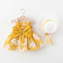 Load image into Gallery viewer, Modern Girl Summer New Baby Dress + Hat Baby Girl Outfits Dress for Princess Birthday Party Dress
