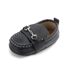 将图片加载到图库查看器，Leather Baby Shoes Fashion Infant Boys Girls Anti-slip Soft Sole Newborn First Walkers Luxury Shoes Design For Kids
