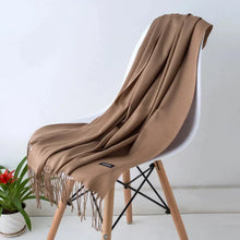 Load image into Gallery viewer, 2022 Tassel Women’s Scarf – Designer Shawl, Wrap &amp; Hijab Pashmina
