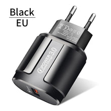 Load image into Gallery viewer, Quick Charge QC 3.0 USB Charger Universal Mobile Phone Charger Wall Fast Charging Adapter
