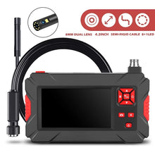 将图片加载到图库查看器，Endoscope Camera Cable Single Lens Dual Lens 8MM/5.5MM/3.9MM Rigid Cable Snake Tube Only Camera Cable Without Screen Monitor
