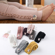 Load image into Gallery viewer, Cute Rabbit Colorful Skinny Trouser Baby Girls Comfortable Knitting Leggings Pants for Kids
