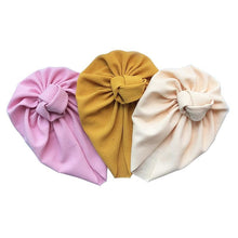 将图片加载到图库查看器，Cute Bows Baby Hat Knot Intant Baby Girls Newborn Turban Soft Children Kids Toddler Beanie Cap
