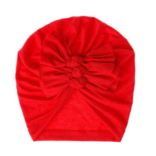 Load image into Gallery viewer, Modern Handamde Toddler Baby Boys&amp; Girls Turban Head Wrap Beanie Cotton Hat Solid Cap Headband For Kids

