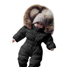 将图片加载到图库查看器，Winter Clothes For Infant Baby Hooded Warm Thick Snowsuit Jumpsuit Romper for Boys and Girls  Style
