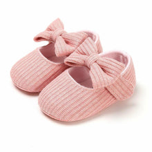 将图片加载到图库查看器，Baby Newborn Infant First Walker Leather Soft Sole Princess Bowknot Shoes Elegant Style Perfect Gift For Baby Girl
