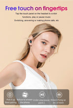 将图片加载到图库查看器，Bluetooth 5.0 Wireless Earphone TWS Headphones Touch Control Earbuds 9D Gaming Headset 3500mAh For Cell Phone
