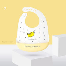 将图片加载到图库查看器，Cute Cartoon Print Baby Bibs Waterproof Soft Silicone Baby Feeding Stuff Dinosaur Pattern Bib For Kids
