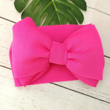 Load image into Gallery viewer, Modern Luxury Big Puff Bow Baby Girl Headbands for Girls Baby Turban Headband For Girls Baby
