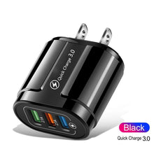 Load image into Gallery viewer, Fast Universal USB Charger Quick Charge 3.0 4.0 Wall Powerful Mobile Phone Tablet Chargers
