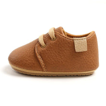 Load image into Gallery viewer, Unisex Baby Luxury Soft Leather Shoes Newborn Rubber Soft Sole First Walkers Toddler Shoes For Everyday Wear For Boys And Girls
