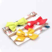 将图片加载到图库查看器，Cute Bow Baby Headband for Girl Nylon Head Bands Turban Newborn Headbands Hairbands for Kids Baby Hair Accessories For Baby
