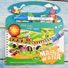 将图片加载到图库查看器，Montessori Coloring Book Doodle &amp; Reusable Magic Pen Painting Drawing Board For Kids Baby Educational Birthday Toy
