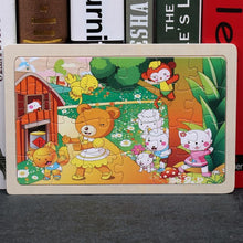 将图片加载到图库查看器，24 Slice Wood Puzzles Children Adults Vehicle Puzzles Wooden Toys Learning Education Environmental Assemble Educational Games For Kids and Babies
