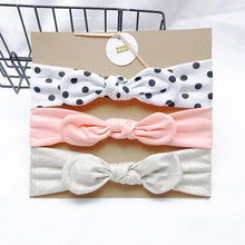 将图片加载到图库查看器，Baby Headbands For Newborn Hair Band Cute Baby Bow Flower Elastic Bow Headwear Kids Gifts Girl Hair Accessories

