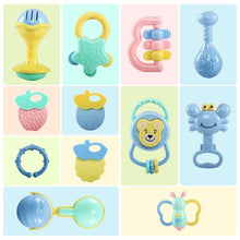 Load image into Gallery viewer, Baby Rattle Toys Cartoon Hand Grip Soft Rattles Shaker Teether Infant Newborn Educational Toys For Baby and Kids
