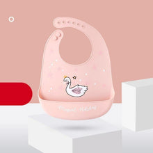 将图片加载到图库查看器，Modern Baby Bibs Waterproof Silicone Feeding Baby Saliva Towel Newborn Cartoon Aprons Baby Bibs Adjustable Burp for Baby Kids
