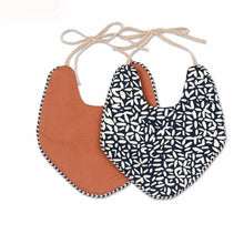 Load image into Gallery viewer, Double-deck Infant Baby Girl Boy Bib Kid Toddler Dinner Feeding Tassel Cotton Linen Burp Cloths
