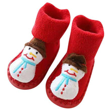 将图片加载到图库查看器，Baby Socks Christmas Newborn For Baby Boys/Girls Christmas Floor Socks Anti-Slip Baby Step Socks For Baby Kids

