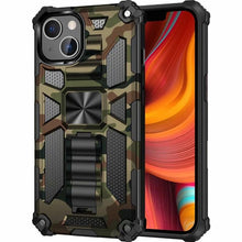 Load image into Gallery viewer, Magnetic Army Green Shockproof Durable Cover Compatible iPhone 14 Case for iPhone 14 Pro Max 14 Plus  11 12 13 Pro Max XS Camouflage Armor  Heavy Protection Phone Case Cover
