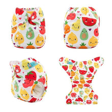 将图片加载到图库查看器，ModernLuxury Printed Baby Cloth Diaper Reusable Cloth Nappy Snap Adjustable Pocket Diaper Nappies For Baby Kids
