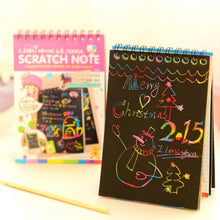 将图片加载到图库查看器，Kids Drawing Toys Scratch Paintings Magic Art Drawings Baby Educational Magic Books Child Birthday Gifts
