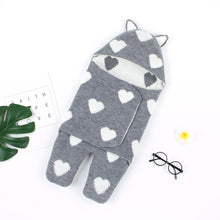 将图片加载到图库查看器，Baby Sleeping Bags Envelope Winter Warm Knitted Sleep sacks for Newborn Infant Stroller Bed Swaddle.
