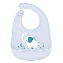 将图片加载到图库查看器，Silicone Baby Bibs waterproof Baby Saliva Towel Animal Adjustable Cloths Bandana Soft Feeding Cartoon Bib For Kids
