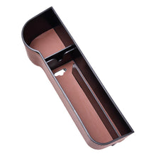 Load image into Gallery viewer, Multifunctional Car Seat Gap Storage Box Cup PU Leather Pocket Catcher Organizer Phone Bottle Cups Holder Car Accessories
