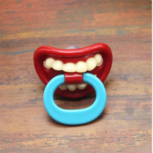 Load image into Gallery viewer, Baby Pacifier Soother Silicone Funny Nipple Dummy Baby Joke Prank For Toddler Nipples Teether Pacifier
