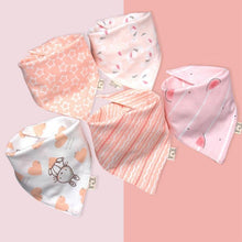 将图片加载到图库查看器，Trend 5PCS/SET Pack Baby Cotton Cartoon Saliva Towel Bandana Bibs For Baby Feeding Accessory For Baby Kids
