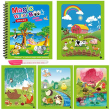 Load image into Gallery viewer, Early Education Montessori Painting Drawing Board For Kids Toys Coloring Book Doodle &amp; Magic Pen Magic Water Drawing Book
