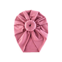 Load image into Gallery viewer, Infant Baby Headbands Solid Cotton Knot Turban Headband For Girls  Beanie Hat Headwear For Girls
